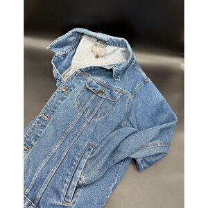 Vintage Lee Denim Jacket Blue Jean Large Trucker Cowboy1990s Retro Western